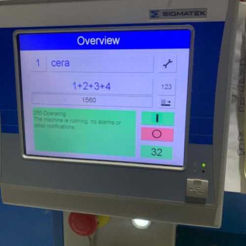 Control del sistema de marcaje de prendas