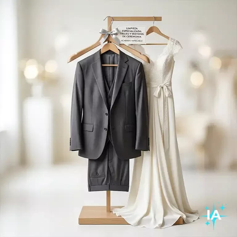 Limpieza de trajes y vestidos de ceremonia